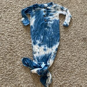 Lou Lou & Co Tie-Dye Newborn Gown